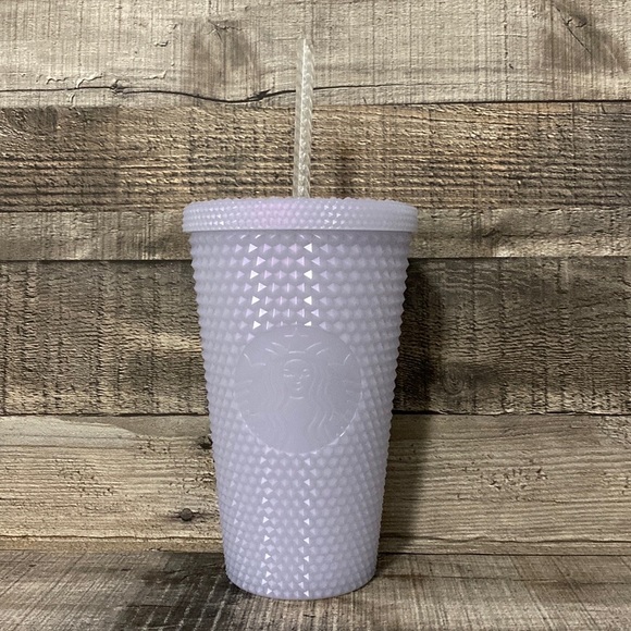 Icy White Venti Studded Tumbler